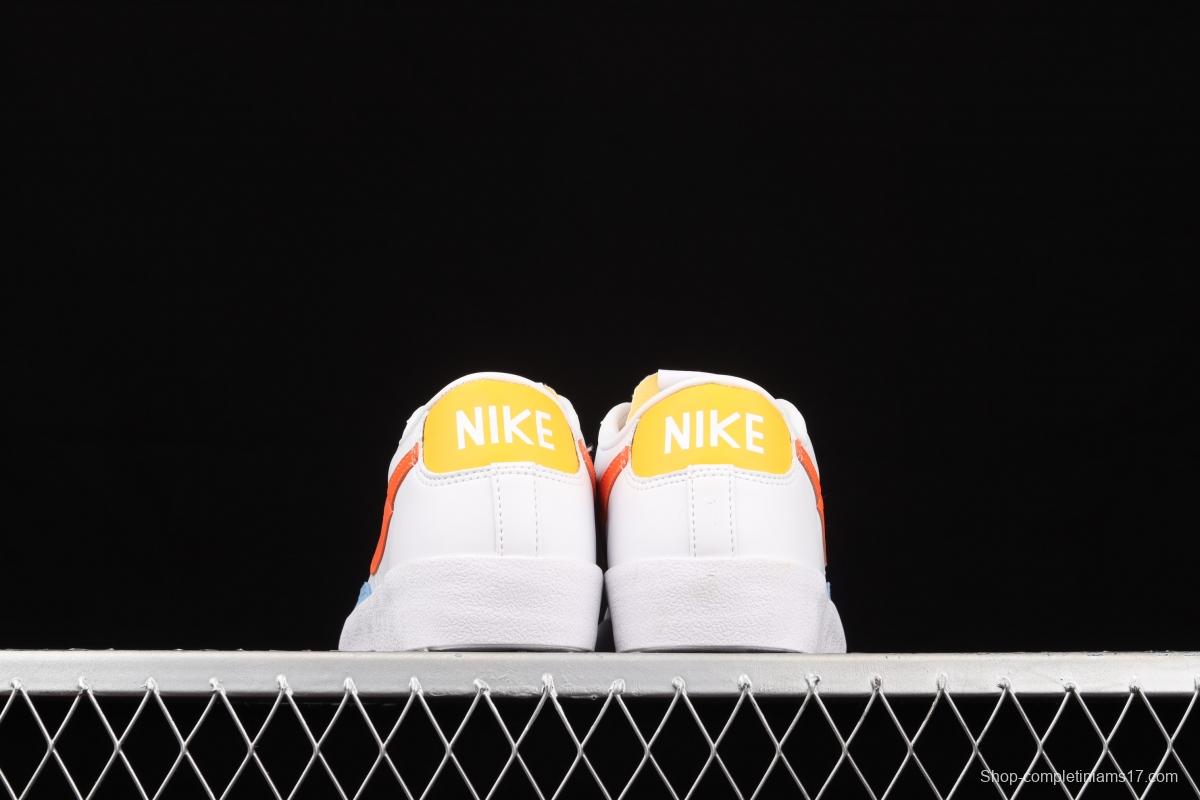 NIKE Blazer Low'77 Vintage Trail Blazers Leather Leather low-top Leisure Board shoes DC4769-105