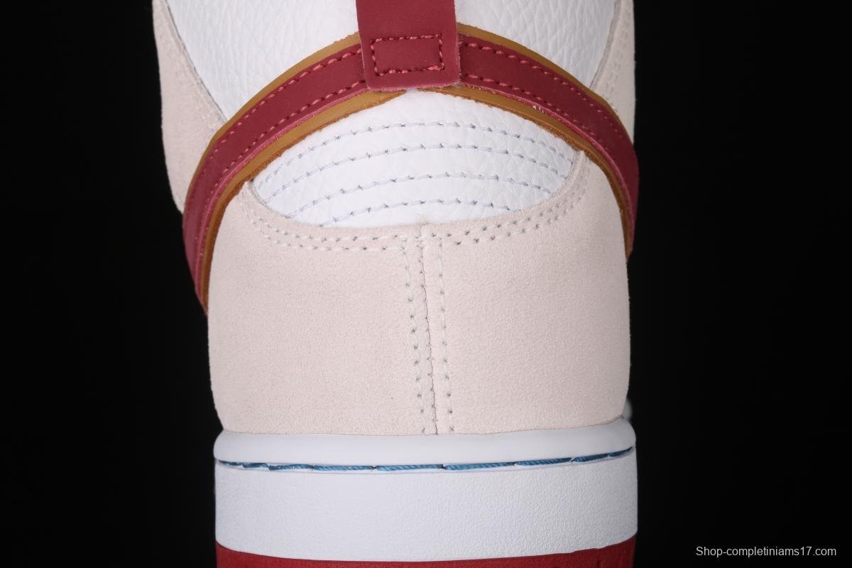 NIKE DUNK SB High Spectrum SB buckle rebound fashion casual board shoes CV9499-100