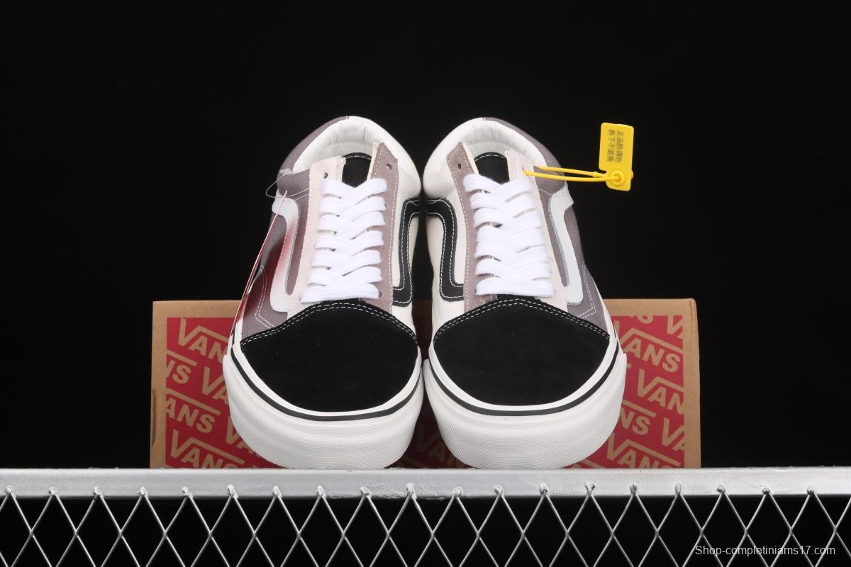 Vans Style 36 million black, white and gray color low-side vulcanized canvas casual shoes VN0A38G2XFI