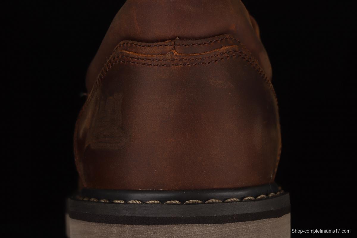 CAT official website new British retro low-top tooling shoes B4C dark coffee