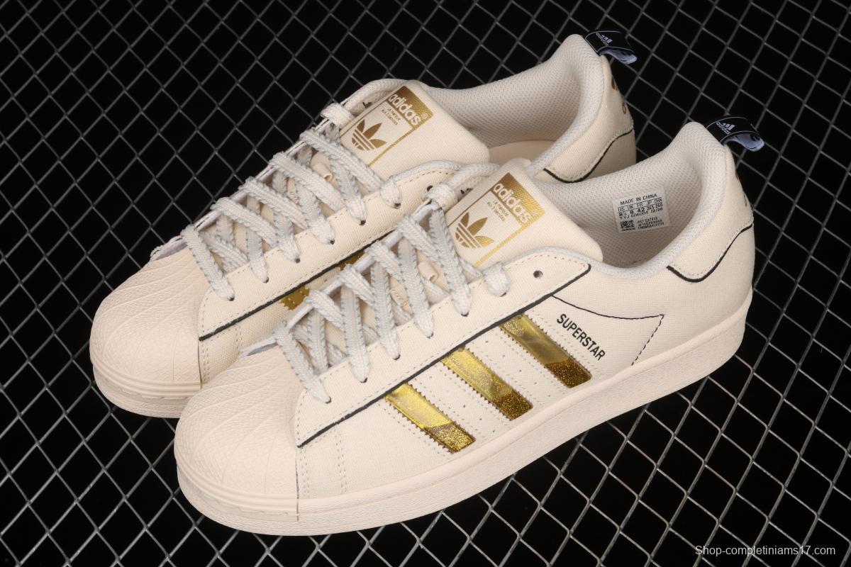 Adidas Superstar GX7916 shell head canvas leisure sports board shoes