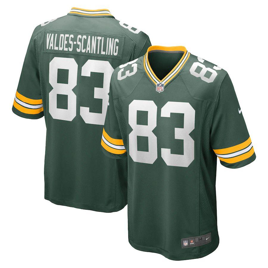 Men's Marquez Valdes-Scantling Green Player Limited Team Jersey