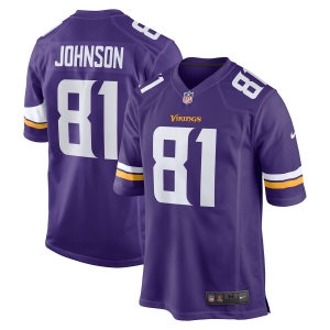 Men's Bisi Johnson Purple Player Limited Team Jersey