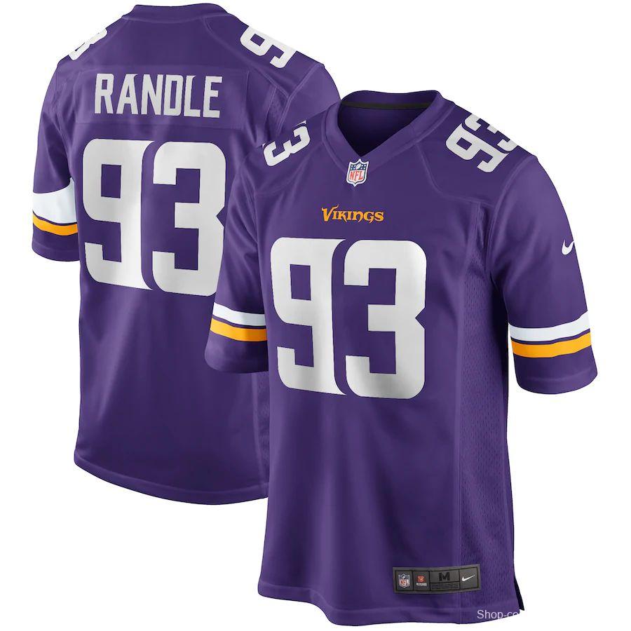 Men's John Randle Purple Retired Player Limited Team Jersey