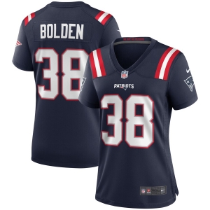 Women's Brandon Bolden Navy Player Limited Team Jersey