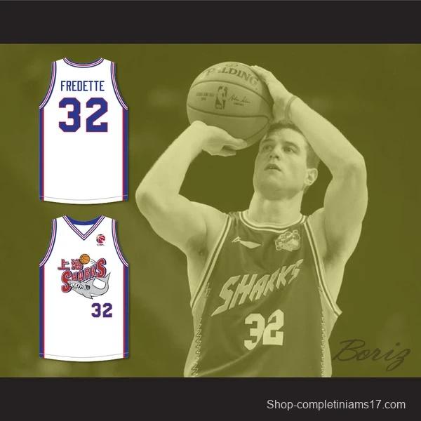 Jimmer Fredette 32 Shanghai Sharks White Basketball Jersey