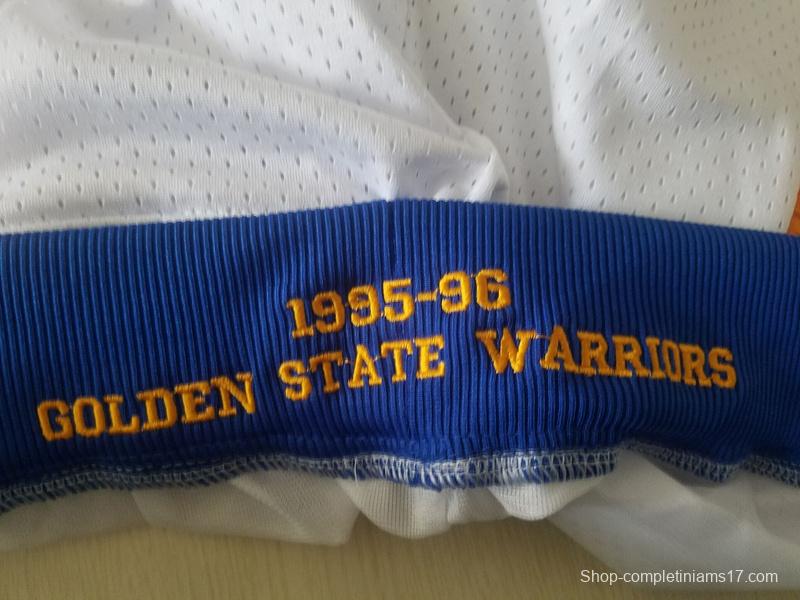 Golden State 1995-96 Throwback Classics Basketball Team Shorts