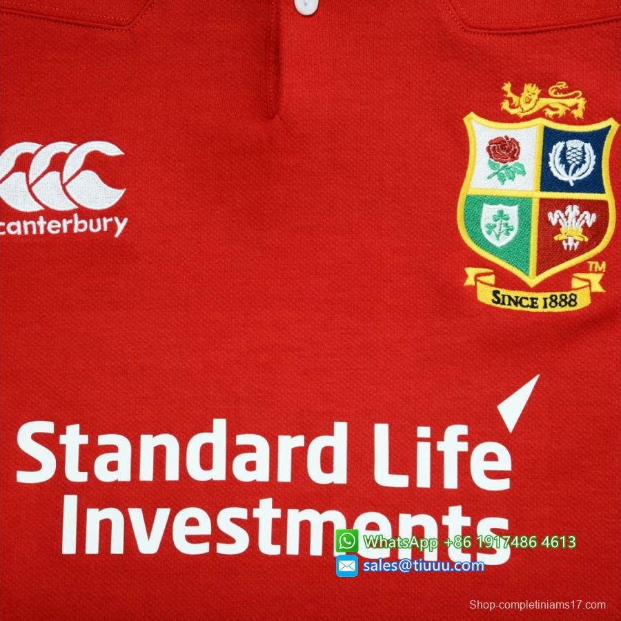 British &amp; Irish Lions 2017 Mens Classic Rugby Jersey
