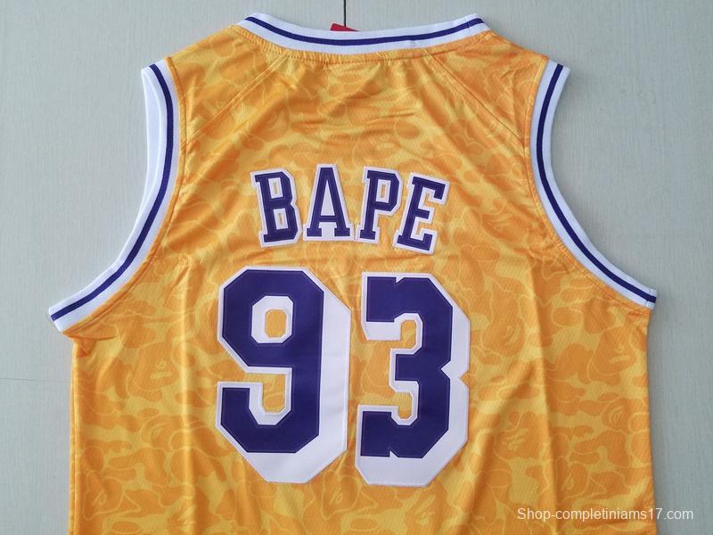 Men's No.93 Fashion Edition Basketball Jersey