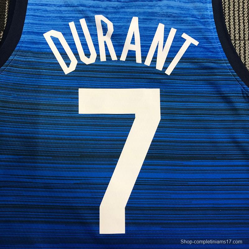 Thai Version Men's Kevin Durant Navy USA Basketball Player Jersey