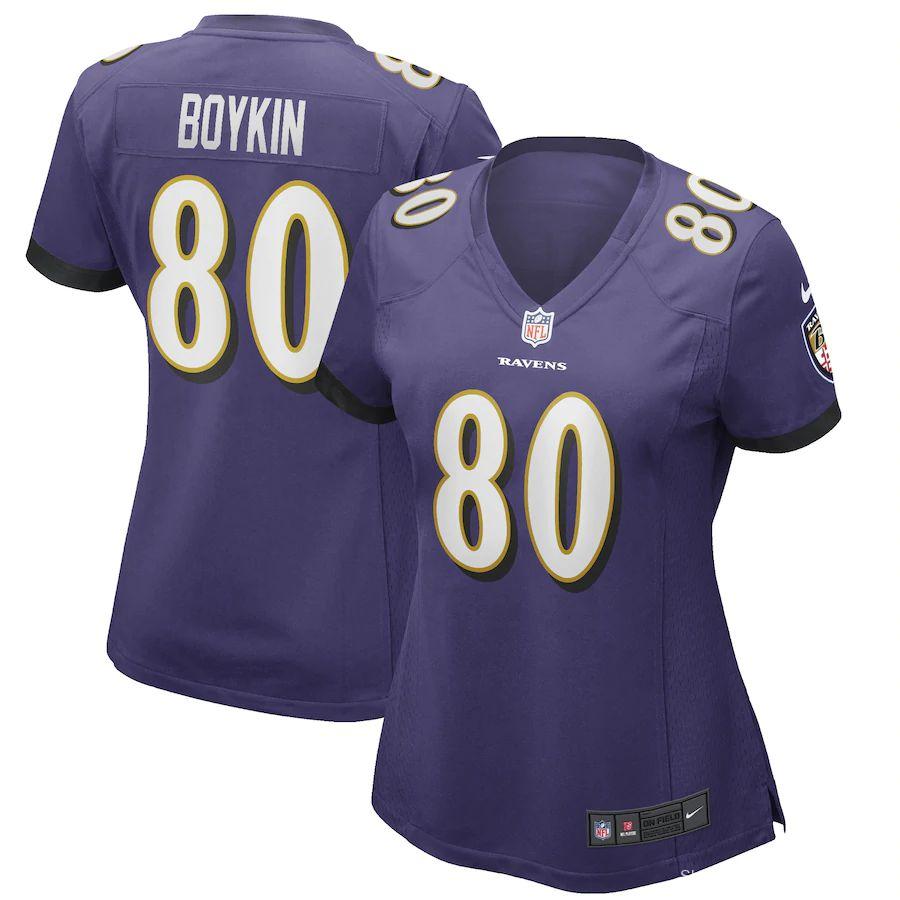 Women's Miles Boykin Purple Player Limited Team Jersey