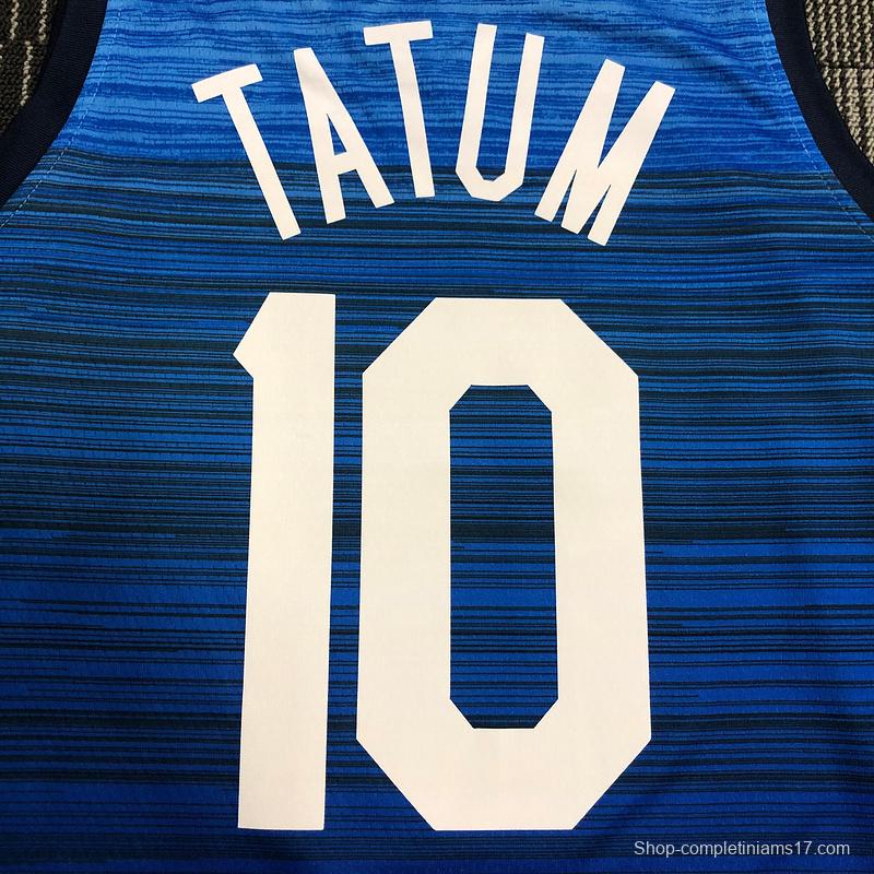 Thai Version Men's Jayson Tatum Navy USA Basketball Player Jersey