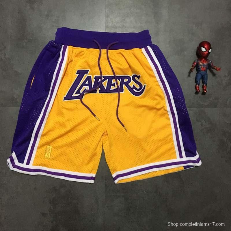 Men's Yellow Retro Classic Team Shorts