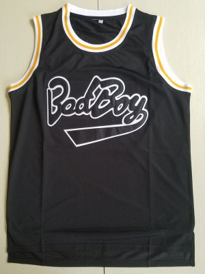 Notorious B.I.G. Biggie Smalls 72 Bad Boy Black Basketball Jersey