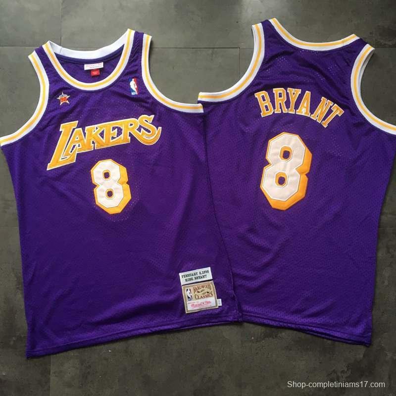 Men's Kobe Bryant Purple Retro Classic Team Jersey