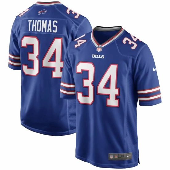 Men's Thurman Thomas Royal Retired Player Limited Team Jersey