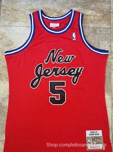 Men's Jason Kidd Red Retro Classic Team Jersey