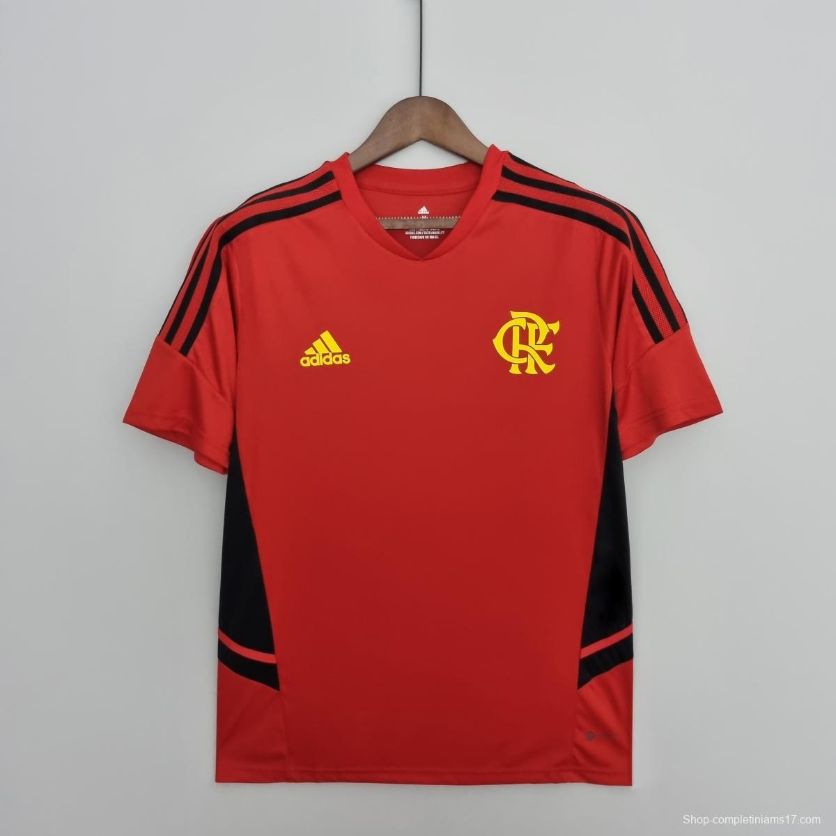 22/23 Flamengo Training Suit Red Soccer Jersey