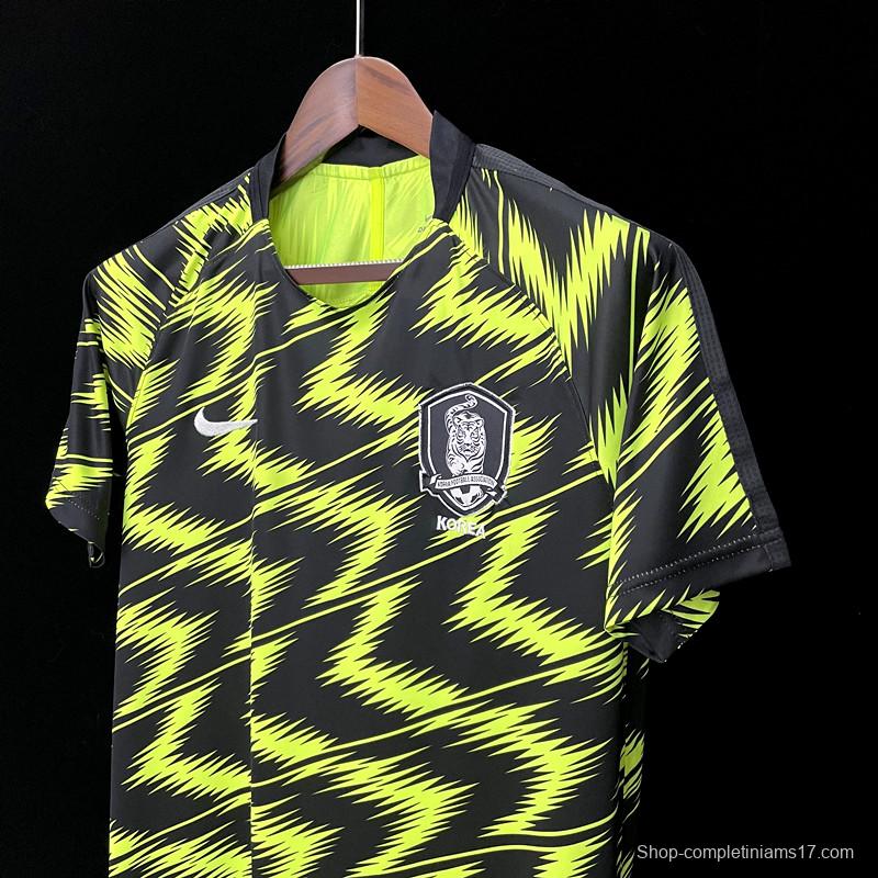 22/23 Korea Pre-match Training Fluorescent Green