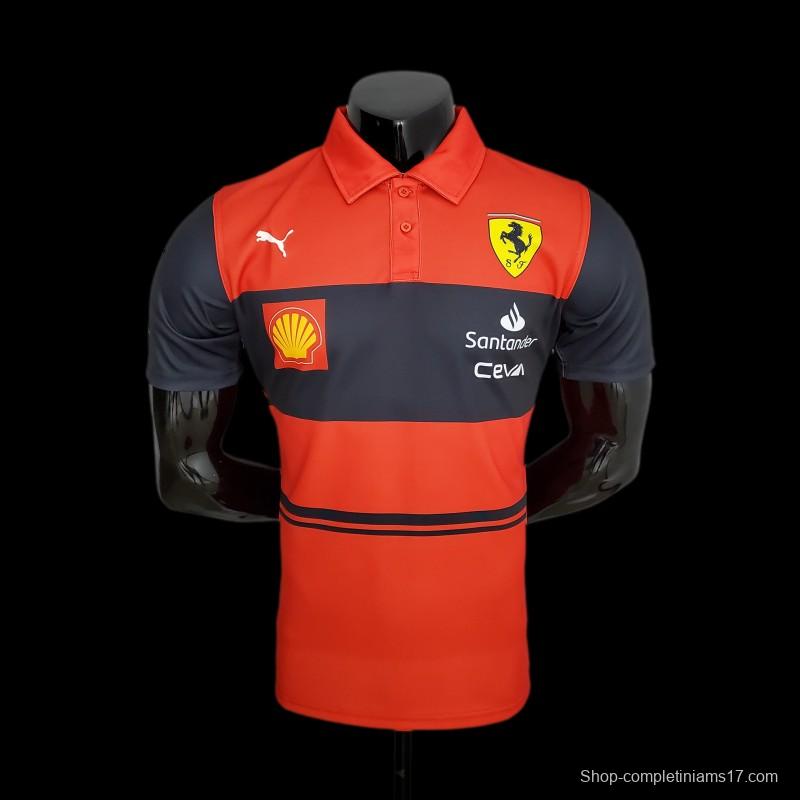 New F1 Formula One; Ferrari Racing Suit Polo Red 