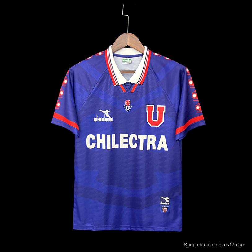 Retro 96 97 Universidad de Chile Home Soccer Jersey