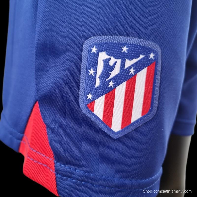 22/23 Kids Atletico Madrid Home 16-28 Soccer Jersey