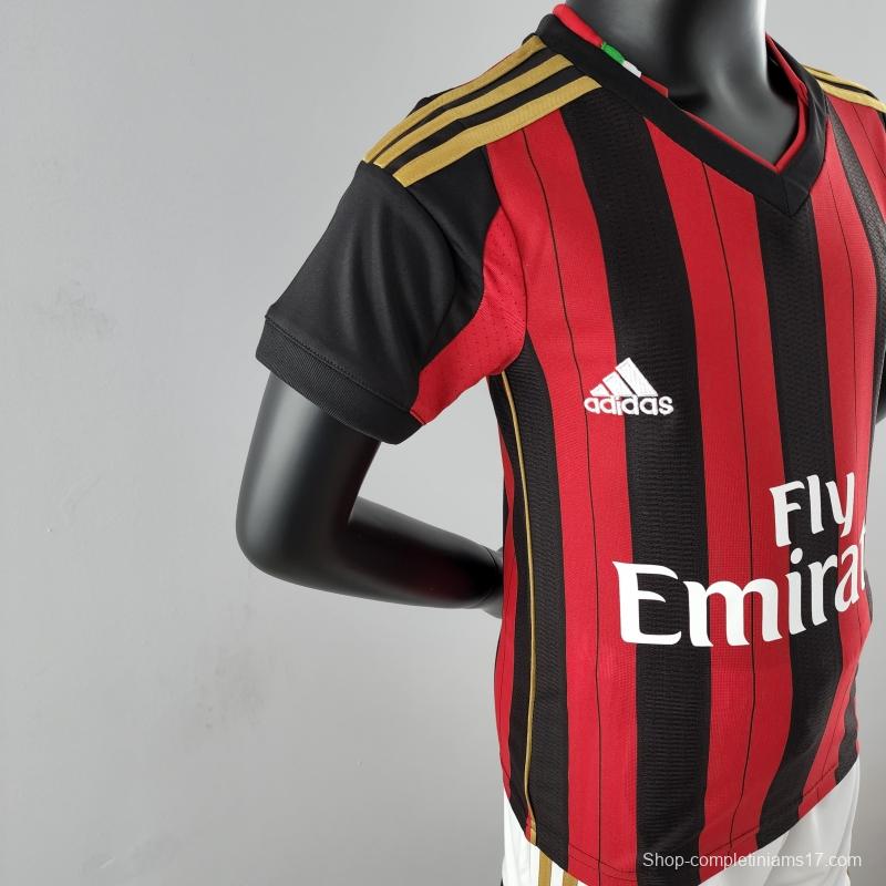 Retro AC Milan 13/14 Kids Home Soccer Jersey