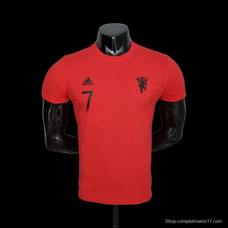 22/23 Manchester United Red T-shirts #0057