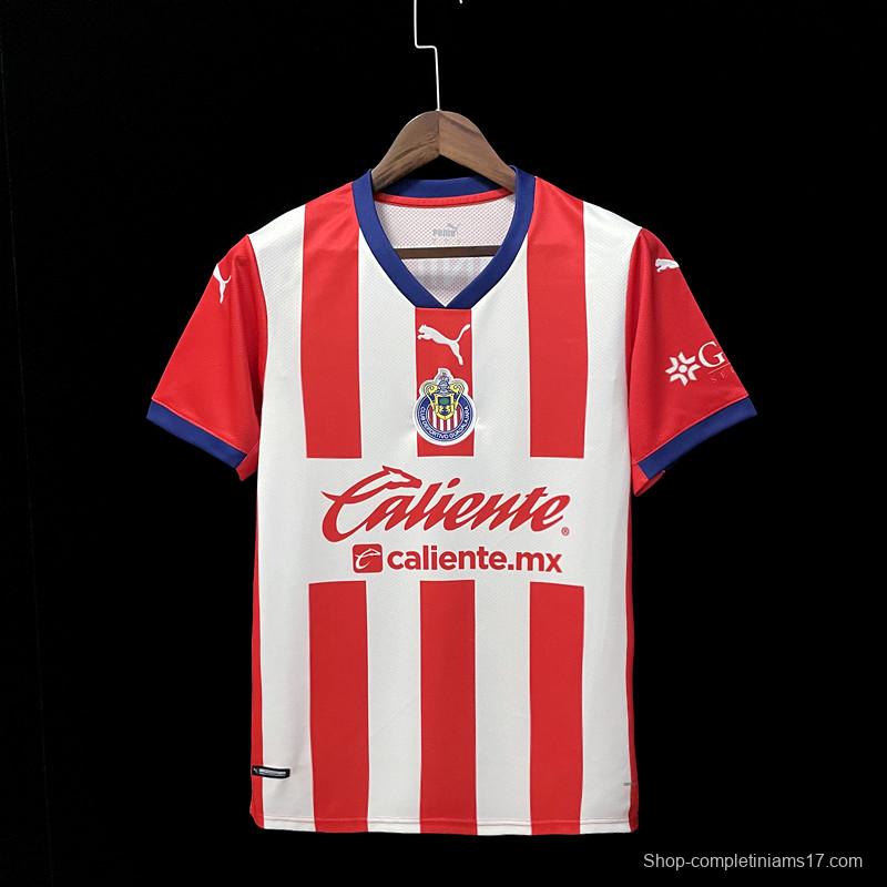 22/23 Chivas Guadalajara Home Soccer Jersey