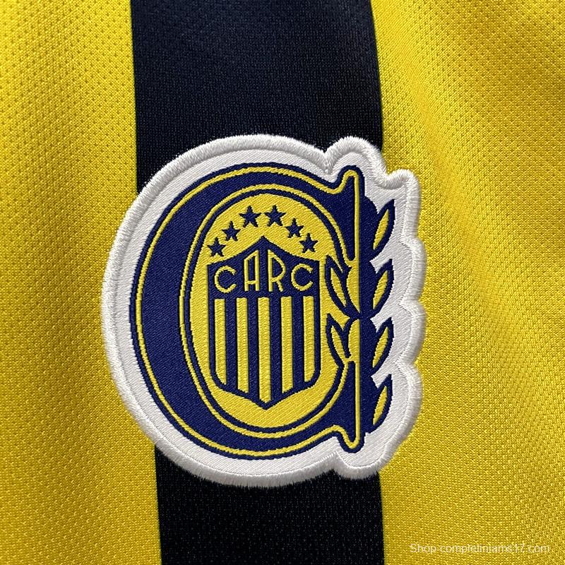 22/23 Rosario Central Home Soccer Jersey