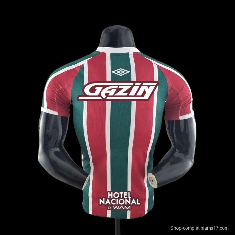 Player Version 22/23 All Sponsors Fluminense Home Soccer Jersey