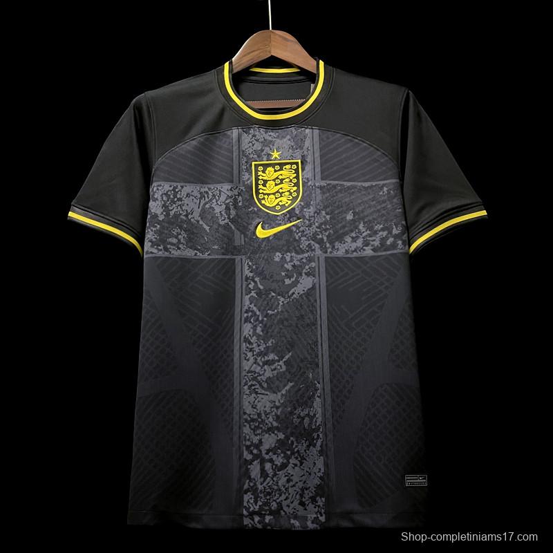 2022 England Pre-match Training Jersey Black