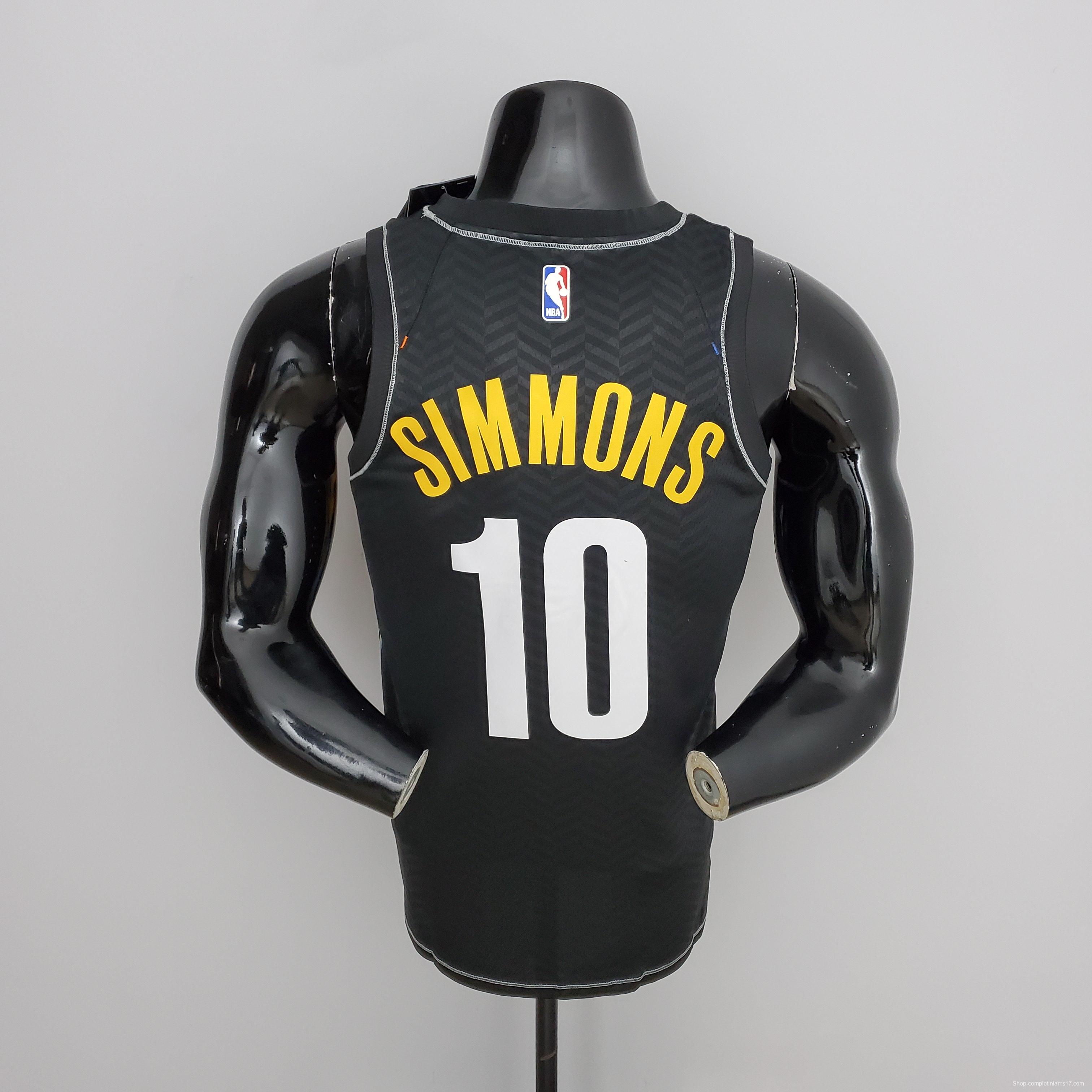 NBA Brooklyn Nets Simmons #10 City Edition Black