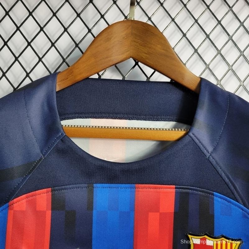 22/23 Woman Barcelona Home S Soccer Jersey