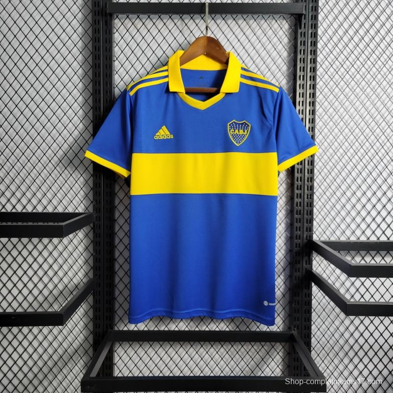 22/23 Boca Juniors Home Soccer Jersey