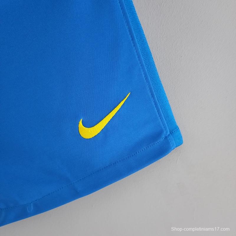 2022 Brazil Shorts Blue