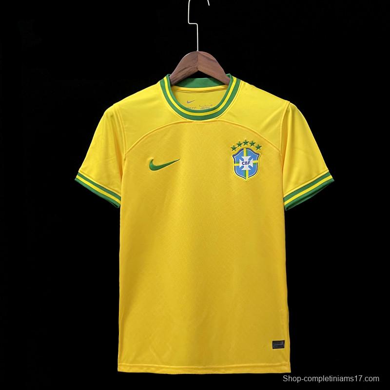 2022 Brazil Black Concept Yellow Jersey