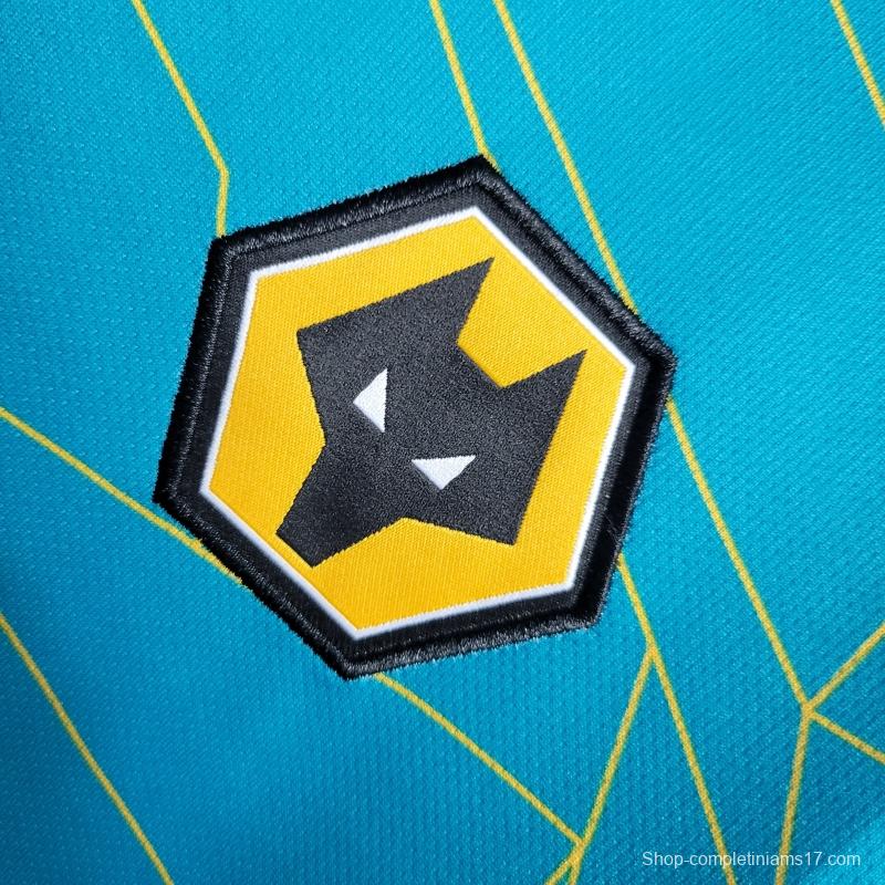 22/23 Wolverhampton Wanderers Away Soccer Jersey