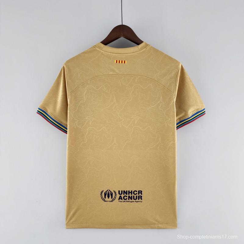 22/23 Barcelona Away Soccer Jersey