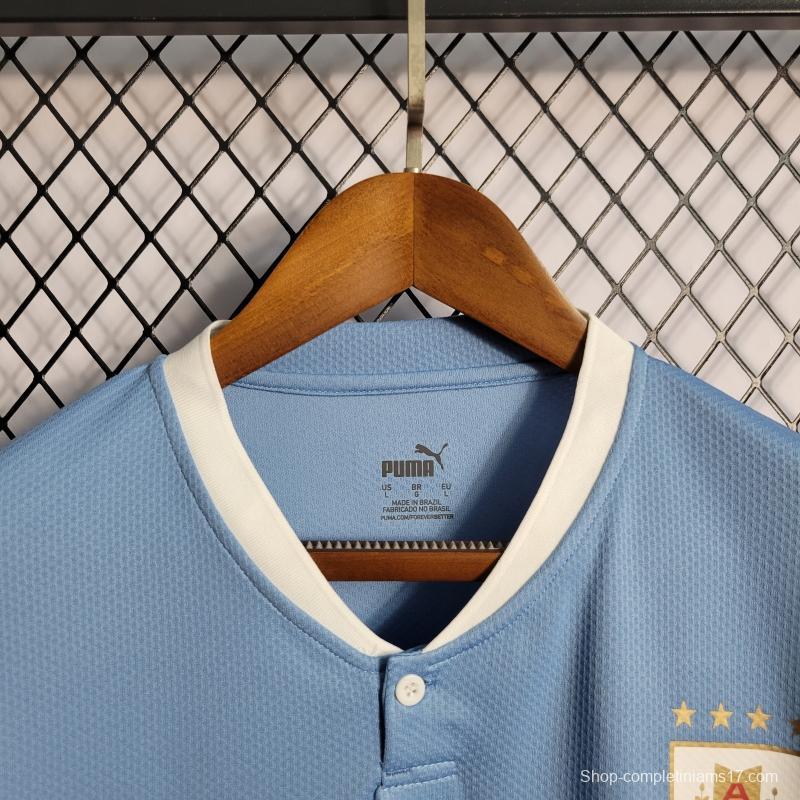 2022 Uruguay Home National Team Soccer Jersey