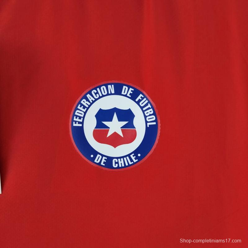 2022 Chile Windbreaker Red White