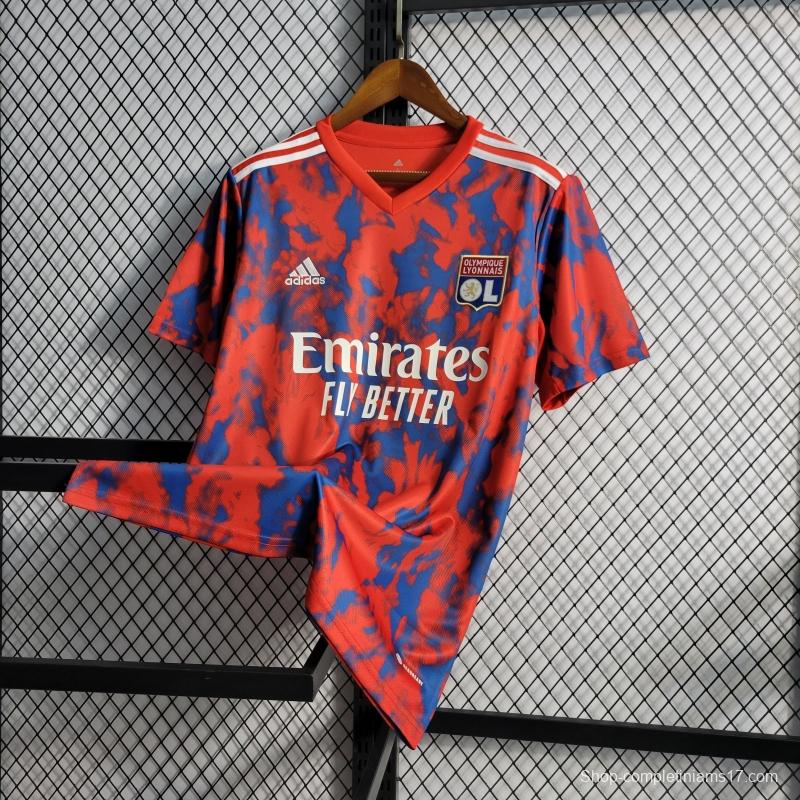 22/23 Olympique Lyonnais Lyon Away Soccer Jersey