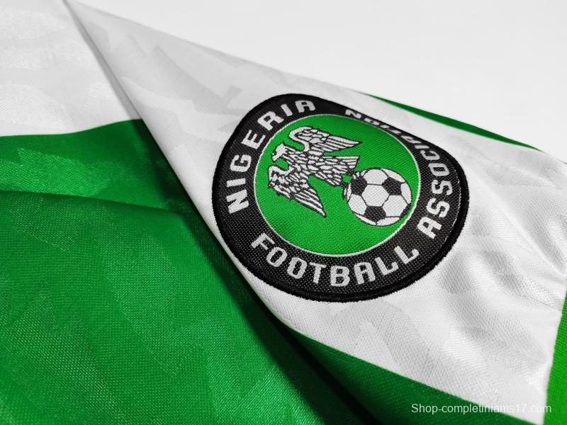 Retro 1996 Nigeria Home Soccer Jersey