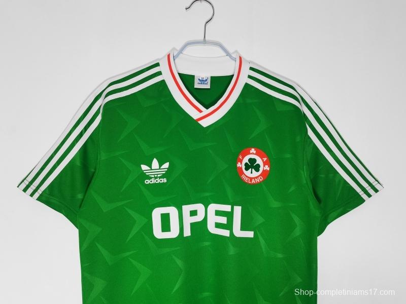 Retro 1990/92 Ireland Home Soccer Jersey