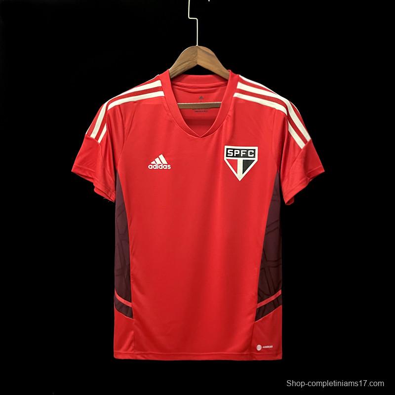 22/23 Sao Paulo Red Training Jersey