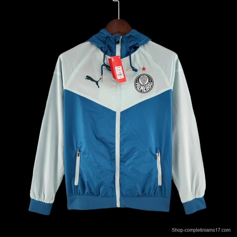 22/23 Palmeiras Windbreaker Blue