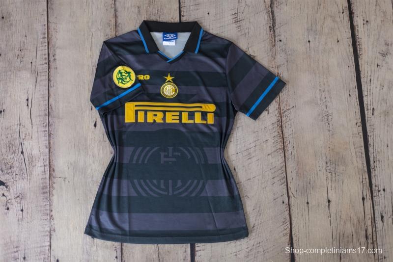 RETRO 97/98 Second Away Game Of Inter Milan Soccer Jersey