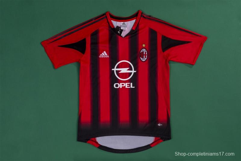 RETRO 04/05 AC Milan Home Soccer Jersey