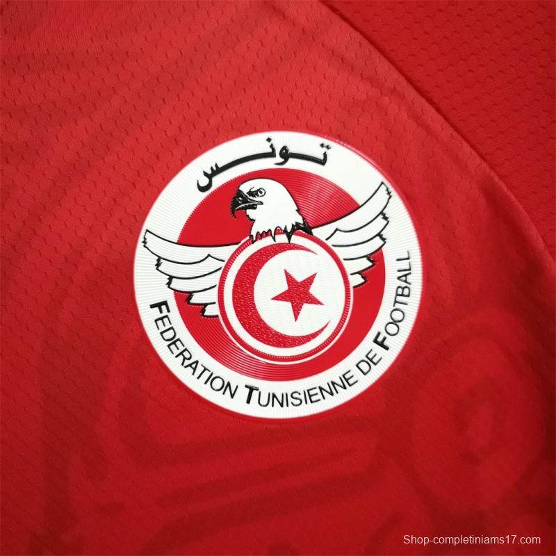 2022 Tunisia Home Soccer Jersey