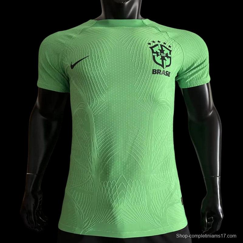 Player Version 2022 Brazil Green Pre-Match Jersey